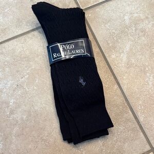 Polo by Ralph Lauren Men's Black Dress Socks (2 pair)